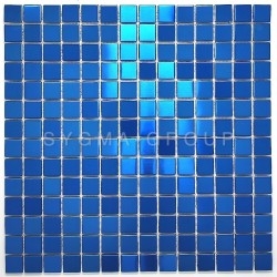 Azulejos de cocina azulejos de baño en metal modelo Carto Bleu