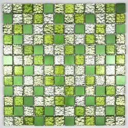 mosaico para baño y ducha de vidrio y aluminio ma-nom-ver