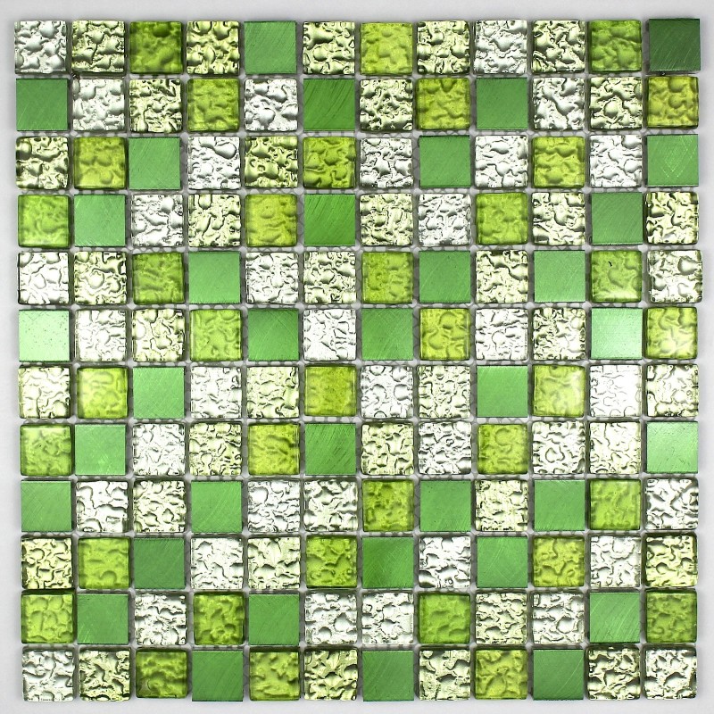 mosaico per bagno e doccia in vetro e alluminio ma-nom-ver