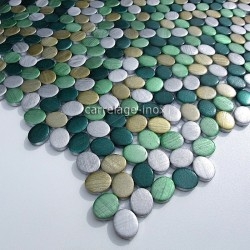 mosaico alumínio de metal cozinha ma-ova-ver