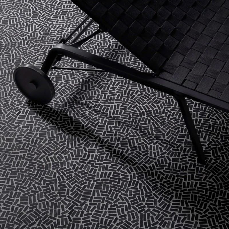 Mosaico de mármore para chão e parede modelo Forio Noir