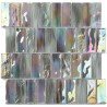 Mosaico azulejos de vidro Pamira Marron para banheiro moderno