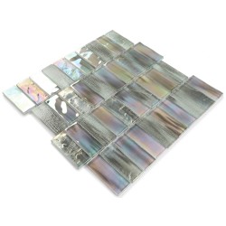 Plaque mosaique carrelage Pamira Marron pour crédence cuisine design