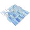 Pamira Blau Glas Mosaikfliesen Wand Design – Sygma Group