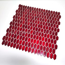 ZINA ROUGE mosaique carrelage verre élégant et durable