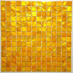 Goldenes Perlmutt Wandmosaik für Bad, Küche und Dusche