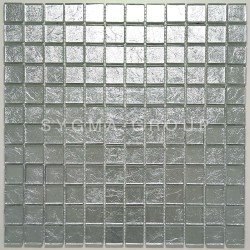 Azulejos de baño pared plateados Hedra Argent para ducha italiana elegante
