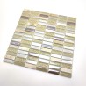 Mosaico baño moderno beige para ducha y cocina