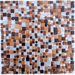 Fliesen Mosaik aus Aluminium Ma-Tren-mar