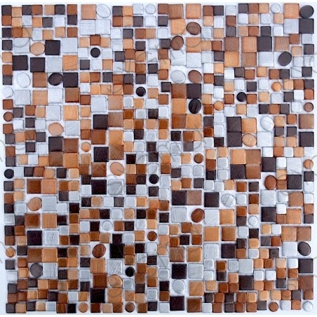 Tile mosaic aluminium ma-tren-mar