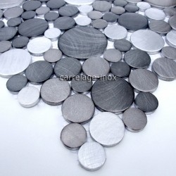 mosaico alluminio spazzolato metallo cucina ma-loo-gri