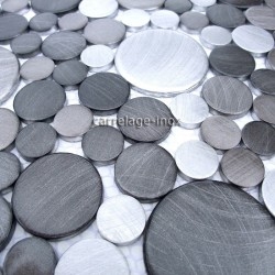 aluminium mosaik metall Küche ma-loo-gri