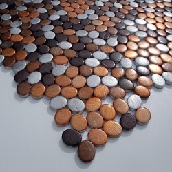 mosaico pavimento e parete in alluminio ma-ova-mar