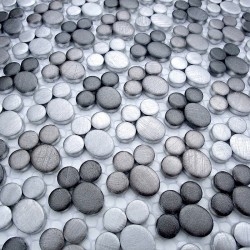 mosaico aluminio de metal cocina ma-lud-gri