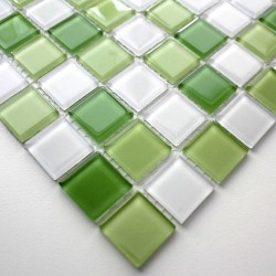 mosaico de vidro do chuveiro e casa de banho mv-ver-mix