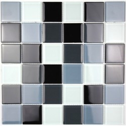 Glass wall tiles for kitchen and bathroom mv-noir-48