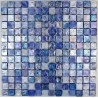 Mosaik fur wand und boden glas Arezo Bleu