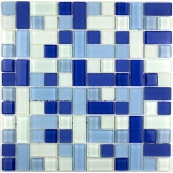 Piastrelle per pavimenti parete a mosaico mv-cub-gri