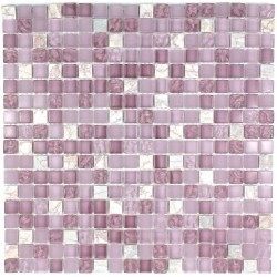 mosaico pavimentale doccia e parete Rossi
