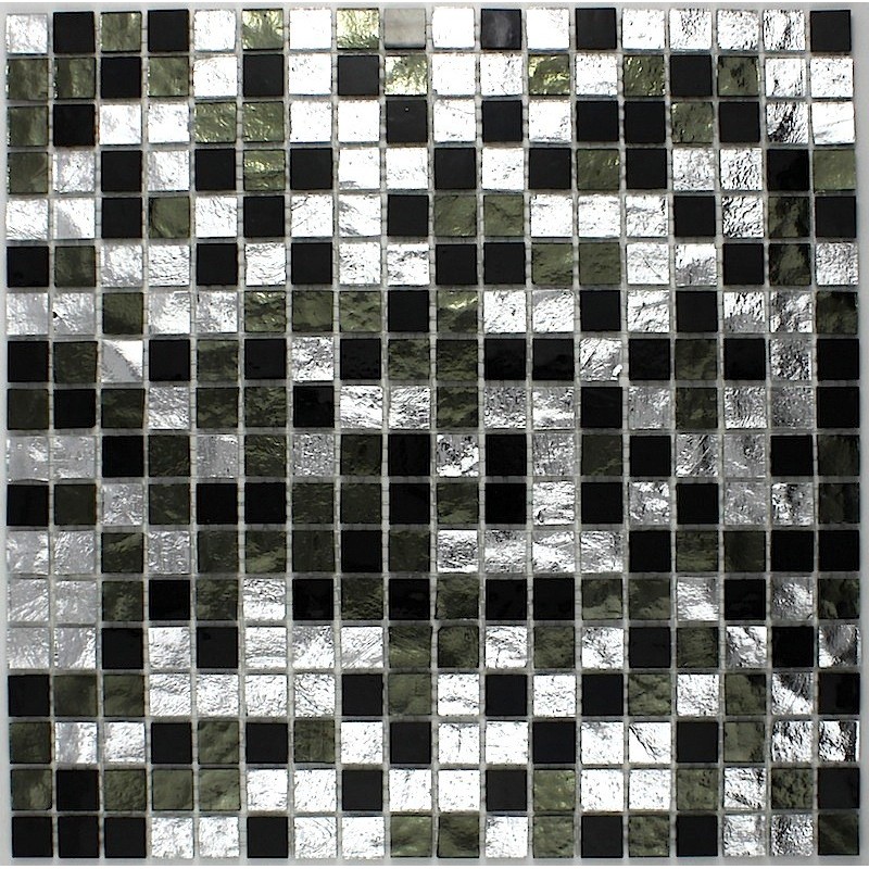 carrelage mosaique cuisine salle de bain Strass Nero