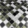 azulejos de mosaico cocina y baño Strass Nero