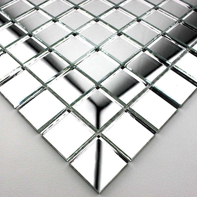 Miror glass mosaic shower and bathroom model OPTIC NEUTRE