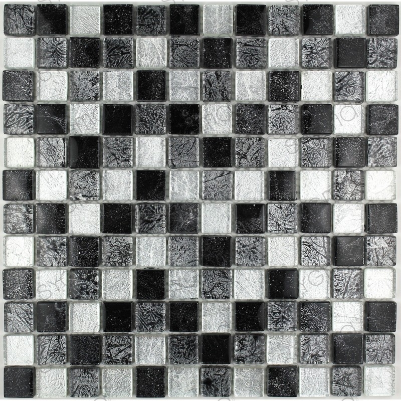 mosaico de vidro para parede e chão mv-lux-noi23