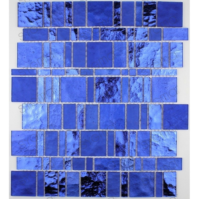 glass mosaic for wall and bathroom mv-pul-ble