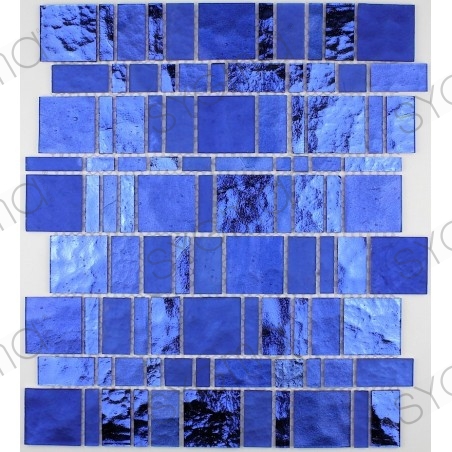 mosaico de vidro para parede e chão mv-pul-ble