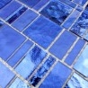 glass mosaic for wall and bathroom mv-pul-ble