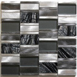 mosaico para banheiro e box de vidro e alumínio ma-cet-gri