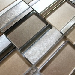 mosaic for bathroom and shower glass and aluminum ma-cet-mar