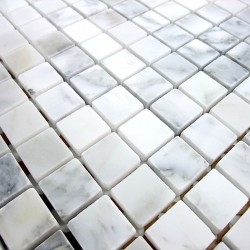 pedra mosaico de pedra telhas Nizza Blanc
