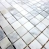 Mosaique marbre carrelage pierre sol ou mur modele NIZZA BLANC